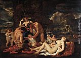 Bacchus Canvas Paintings - The Nurture of Bacchus